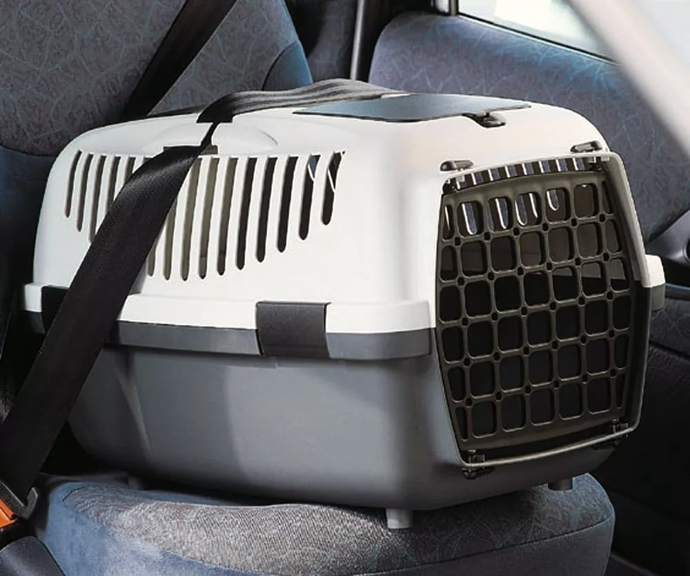 Bequem und sicher im Auto transportieren - Angegurtet für die Sicherheit für Mensch und Tier!
